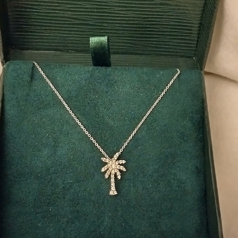 Roberto Coin Tiny Treasures Palm Tree Necklace